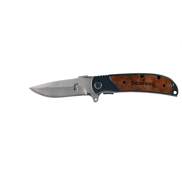 چاقو شکاری تاشو استیل Browning - Image 2