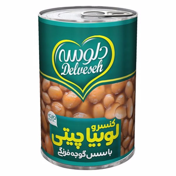 کنسرو لوبياچيتي 420 گرمي دلوسه