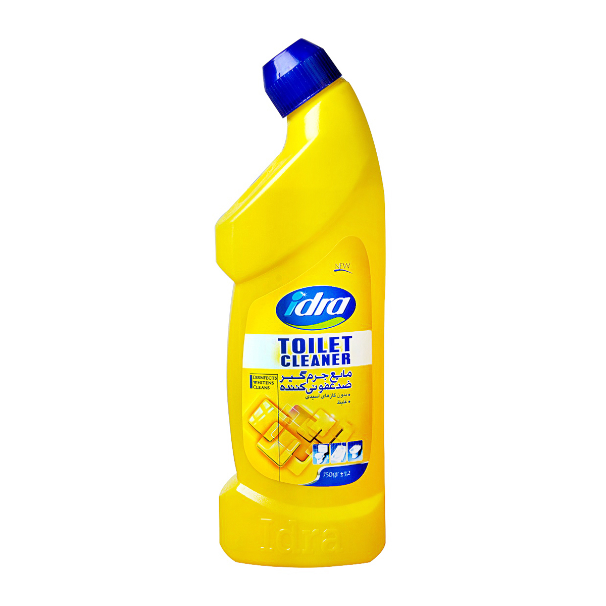 جرم گیر و ضدعفونی کننده زرد 750 گرمی ایدرا