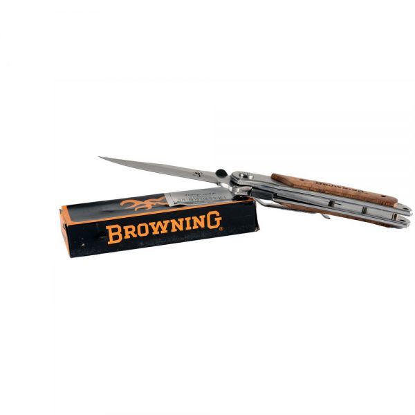 چاقو شکاری تاشو استیل Browning - Image 4
