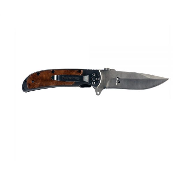 چاقو شکاری تاشو استیل Browning