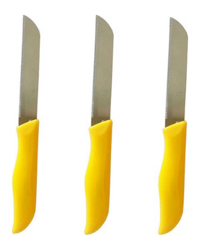 چاقو لیزری زولینگ سه عددی زرد