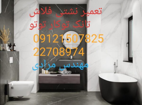 فروش_خدمات و تعمیر فلاش تانک توکار توتو toto 09121507825 - Image 4