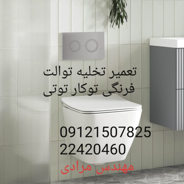 فروش_خدمات و تعمیر فلوتر فلاش تانک توکار توتی toti 22414950 - Image 4